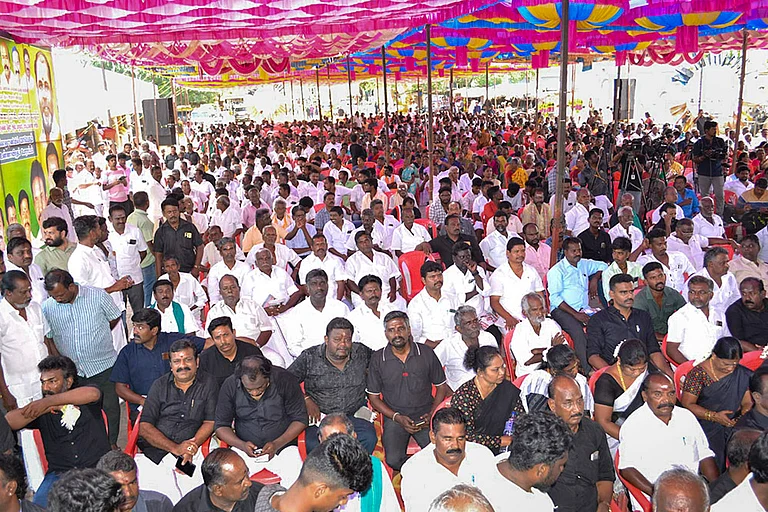 AIADMK protest in Madurai, representational image | - | Photo: PTI